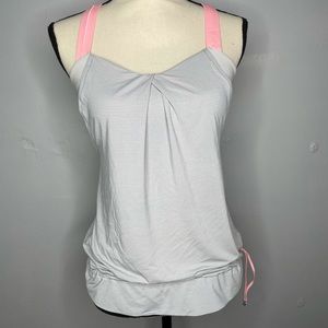 Lululemon Athletica Racerback Tank With Bra